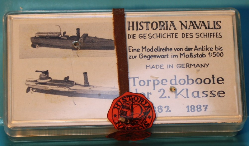 Spierentorpedoboot 2. Klasse "Thornycroft" und "Yarrow" Bausatz (je 1 St.) 1882/87 Historia Navalis HN 516-517 in 1:500